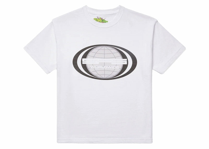 Sp5der Jumbo Globe Tee White