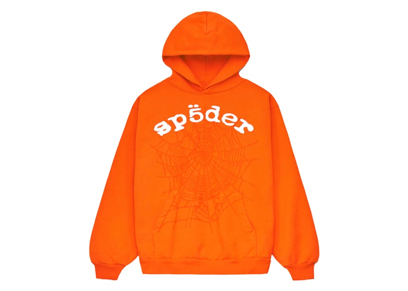 Sp5der Legacy Hoodie Orange