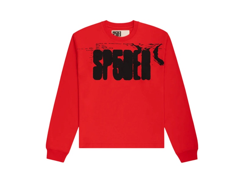 Sp5der Main Label L/S Tee Red