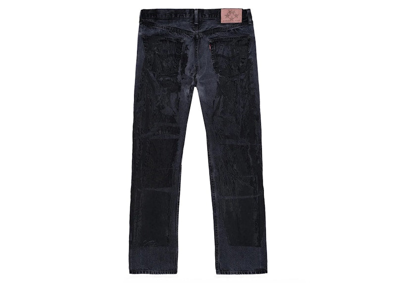 Sp5der Moto Jean Vintage Black