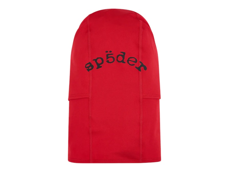 Sp5der OG Logo V2 Shiesty Mask Red