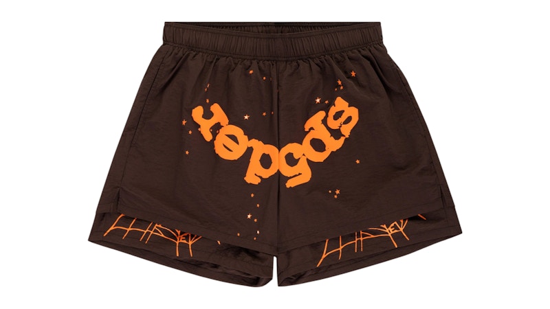 Sp5der OG Web Double Layer Short Brown/Orange