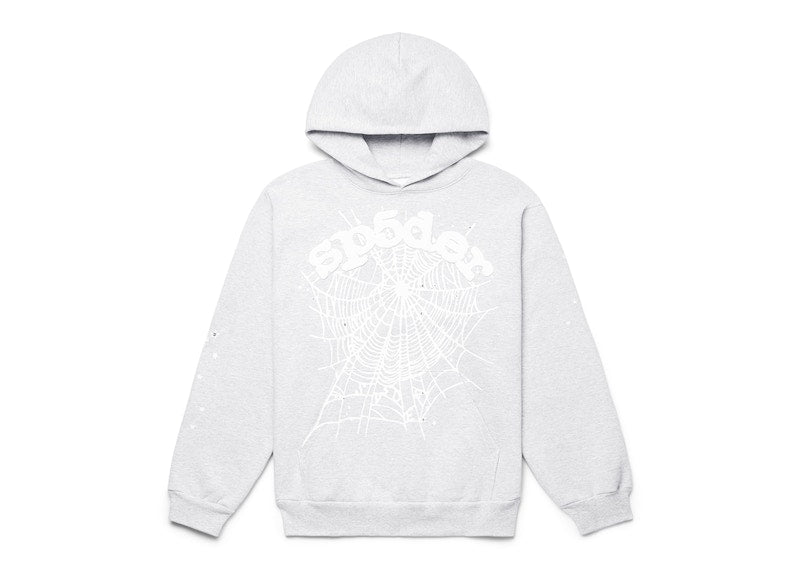 Sp5der OG Web Hoodie Heather Grey
