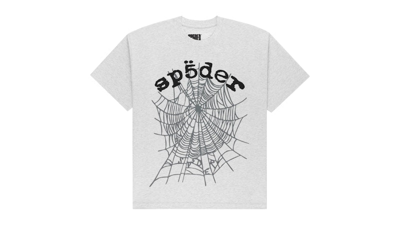 Sp5der OG Web V2 Tee Heather Grey