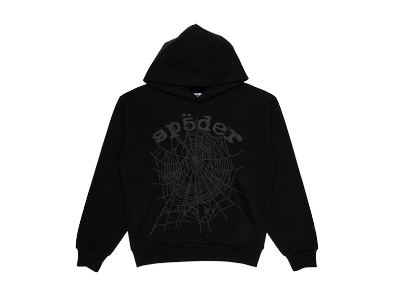 Sp5der Phantom Web Hoodie Black