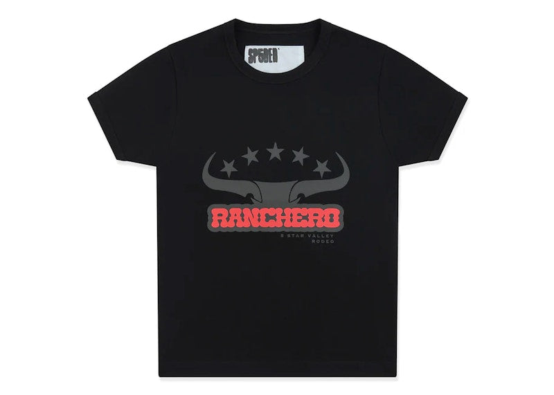 Sp5der Ranchero Baby Tee Black