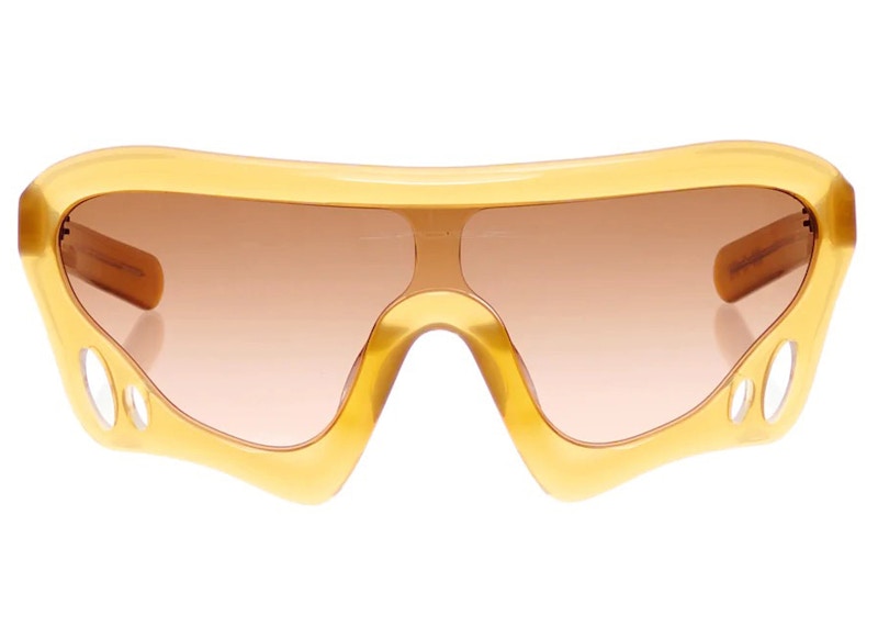 Sp5der SP5 X Flatlist Eyewear "Beetle" Sunglasses Milky Amber