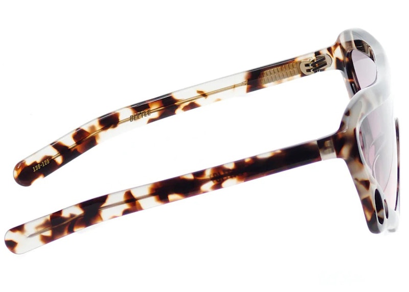 Sp5der SP5 X Flatlist Eyewear "Beetle" Sunglasses Smoke Havana Vintage