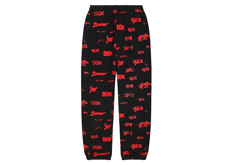 Sp5der Sex AOP Sweatpant Black