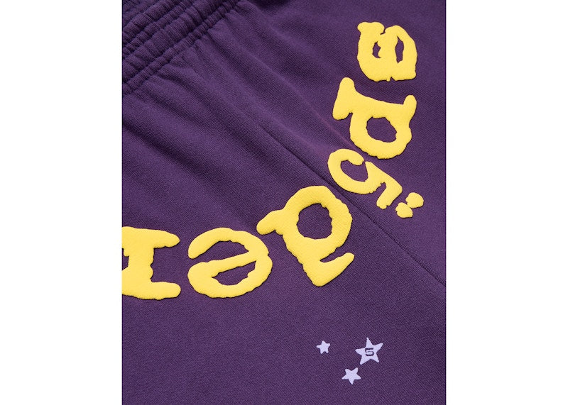 Sp5der Star OG Web V2 Sweatpant Purple
