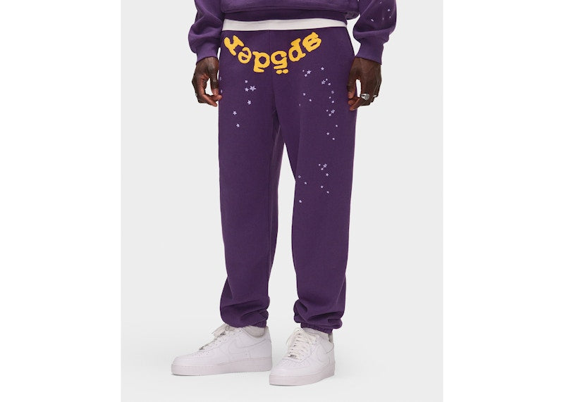 Sp5der Star OG Web V2 Sweatpant Purple