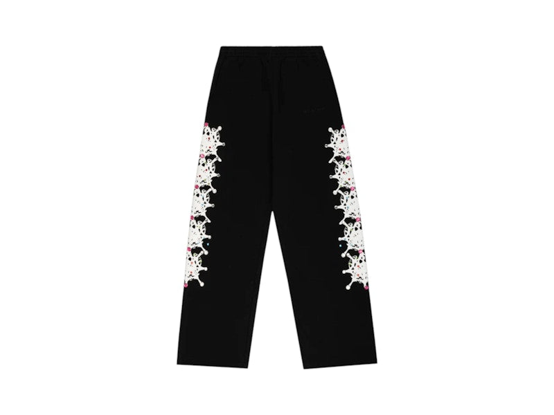 Sp5der Stone Sweatpant Black
