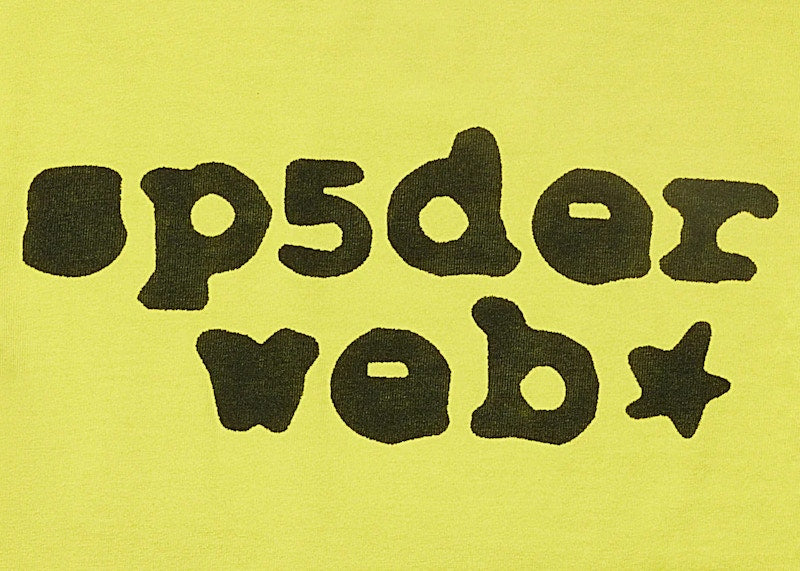 Sp5der Web Tee Yellow/Black
