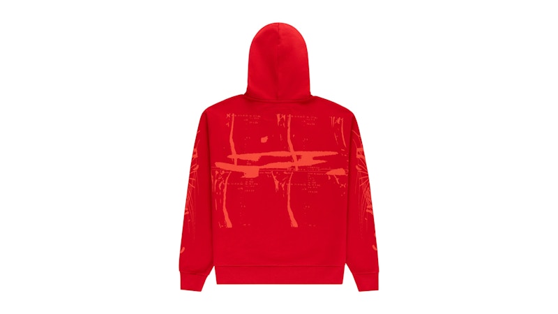 Sp5der X-Ray Hoodie Red