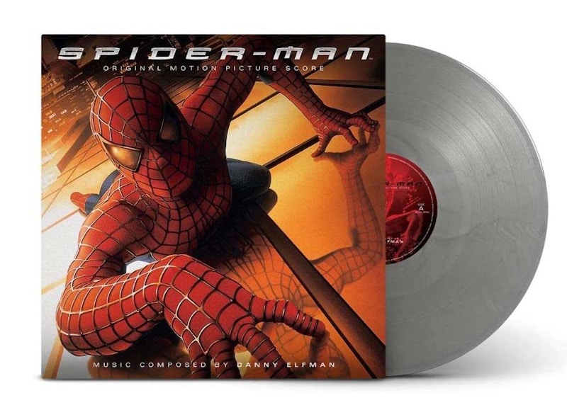 Spider-Man Original Motion Picture Score LP Vinyl Silver