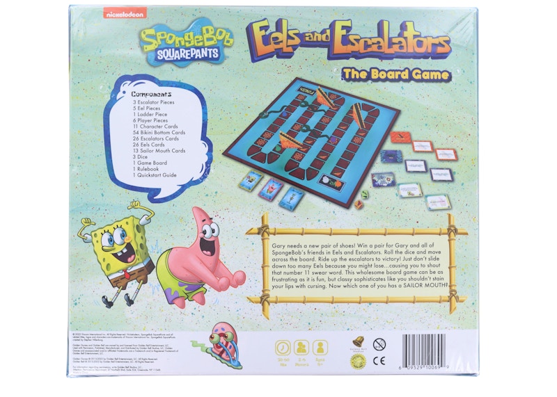 Spongebob SquarePants Eels and Escalators Board Game