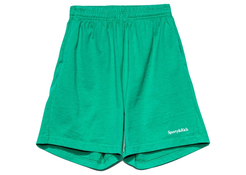 Sporty & Rich Eat Veggies Shorts Green