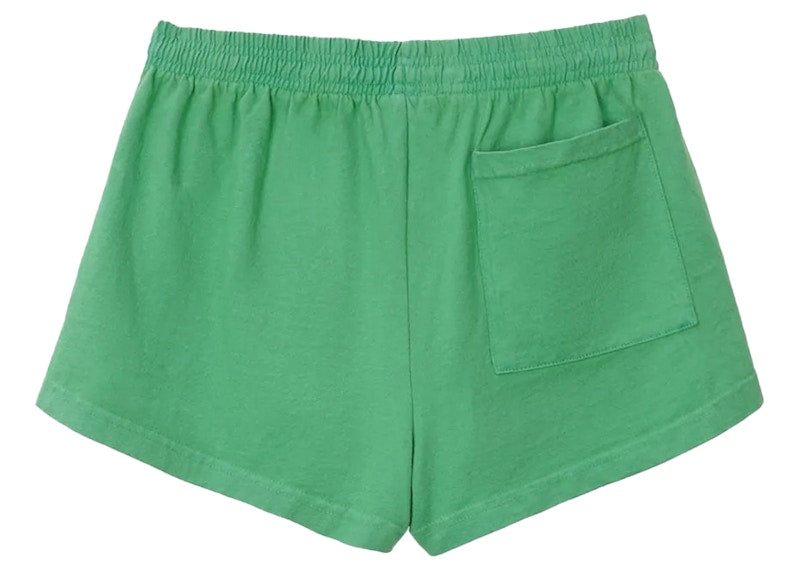 Sporty & Rich Stars Health Crew Disco Short Jolly Green/White