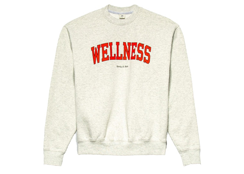 Sporty & Rich Wellness Ivy Crewneck Heather Grey