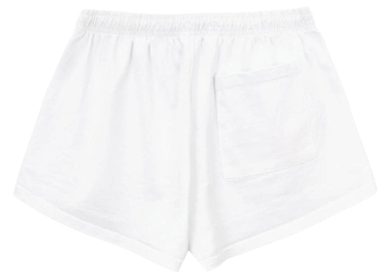 Sporty & Rich Wellness Studio Disco Short White/Jolly Green