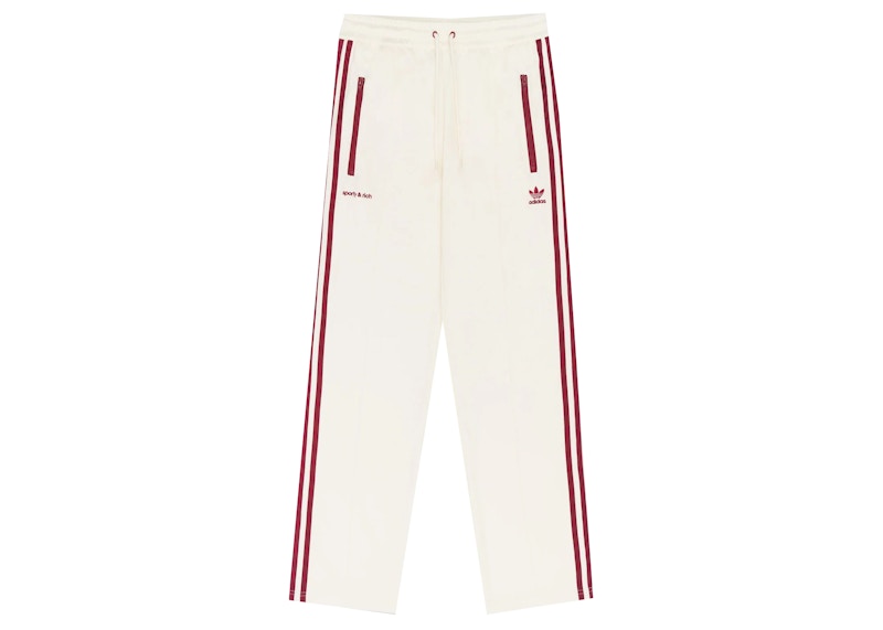 Sporty & Rich x adidas Track Pants Cream/Merlot
