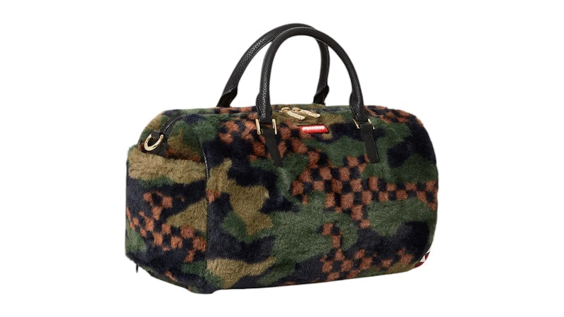 Sprayground Big Sky Fur Shark Mini Duffle Multicolor