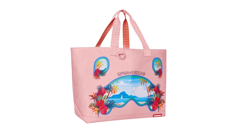 Sprayground Bora Bora Shark Island Villa Beach Tote Multicolor