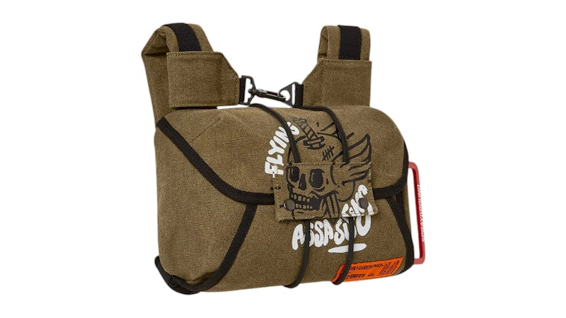 Sprayground Call Of Duty Flying Assassins Parachute Chestpack Multicolor