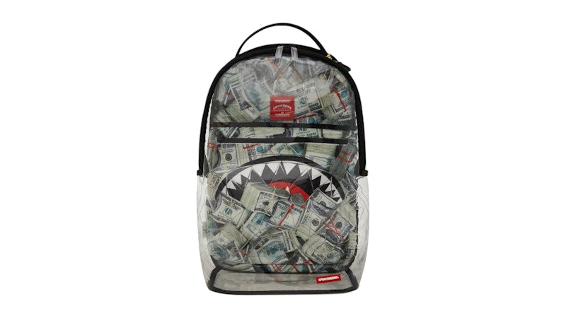 Sprayground Clear Money Chomp Backpack Multicolor