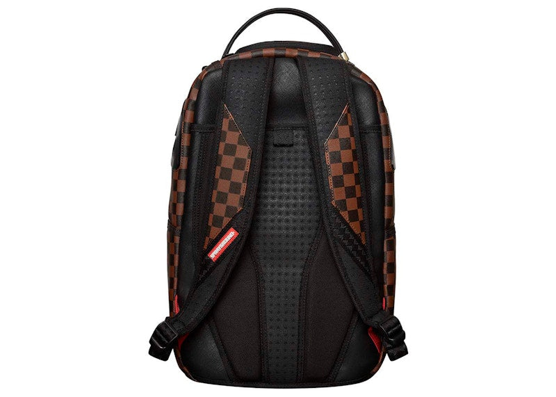 Sprayground Clear Rubber Sharks In Paris DLXSV Backpack Brown/Black