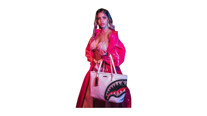 Sprayground Clearcut Tote White
