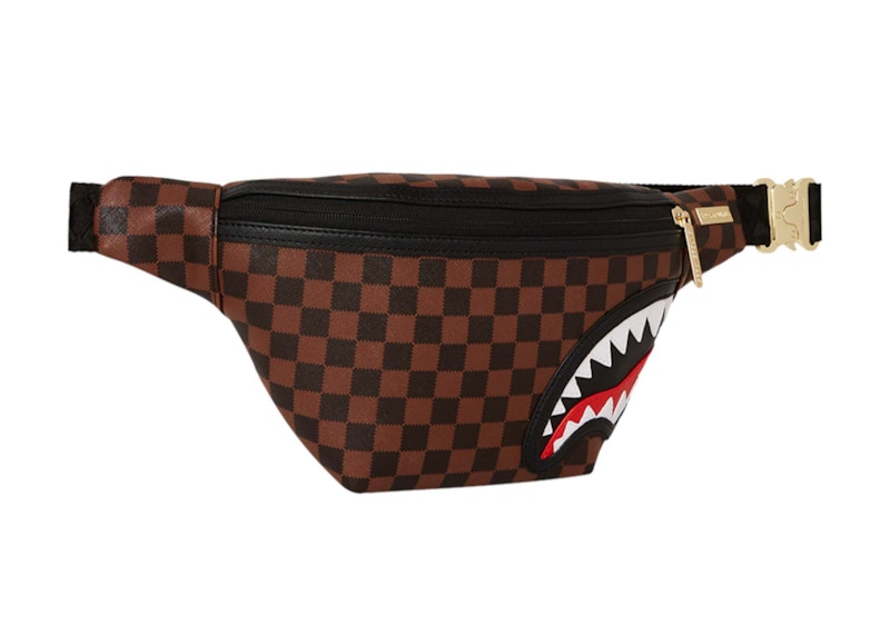 Sprayground Dripping Sharks in Paris Savvy Crossbody Black/Grey