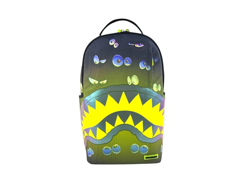 Sprayground Eyes On You Glow In The Dark Effect DLXR Backpack Multicolor