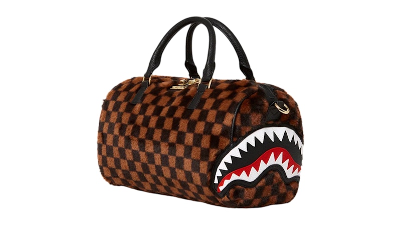 Sprayground Furrr Sharks In Paris Mini Duffle Multicolor