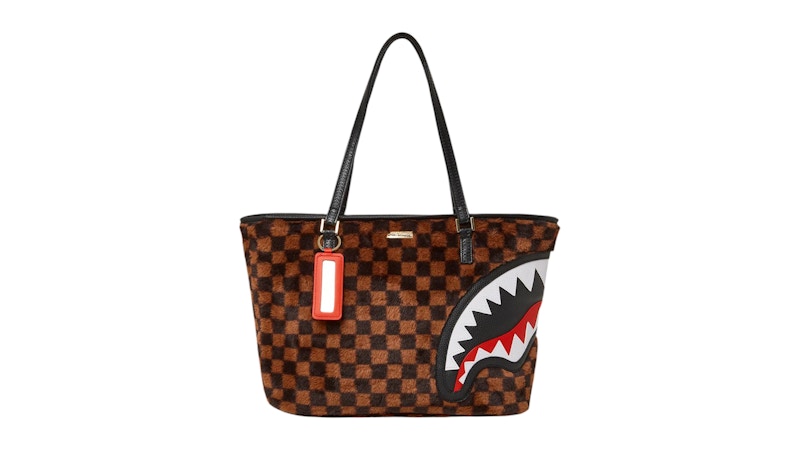 Sprayground Furrr Sharks In Paris Tote Multicolor