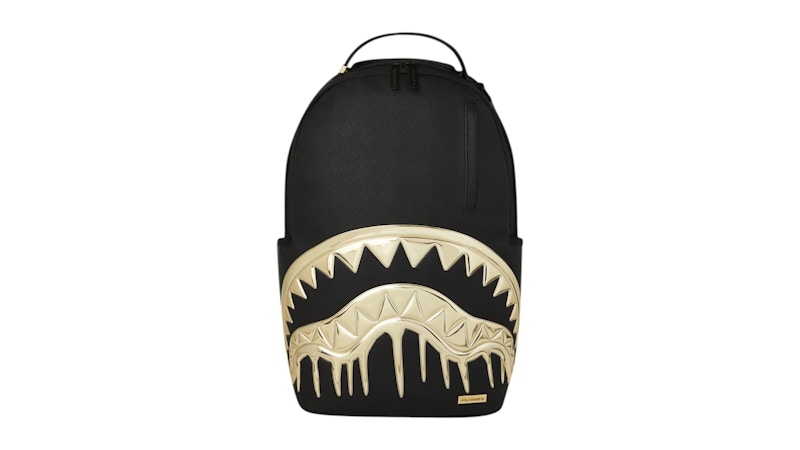 Sprayground Goldheart Shark Drip Backpack Multicolor