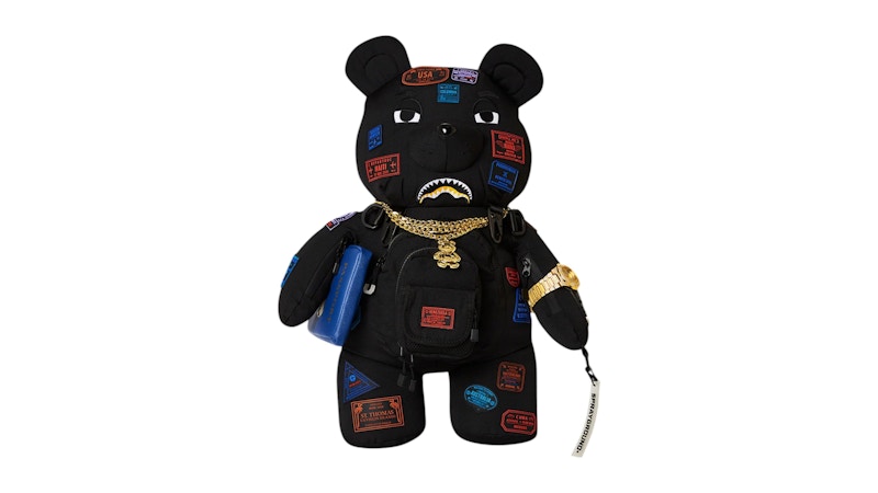 Sprayground James First Class I Got These Stamps Moneybear Backpack Multicolor