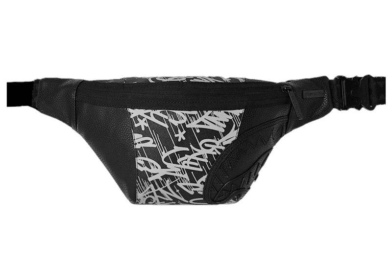 Sprayground Midnight Raceway Graffiti Savvy Crossover Bag Black/Grey