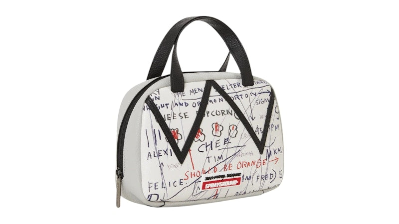 Sprayground Official Basquiat Untitled (Cheese Popcorn) 1983 Handbag Multicolor