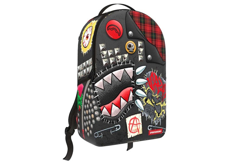 Sprayground Punk Shark DLXSR Backpack Multicolor