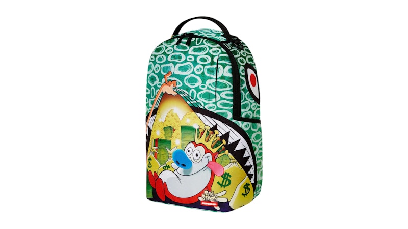 Sprayground Ren & Stimpy Hidden Gold Mine DLXR Backpack Multicolor