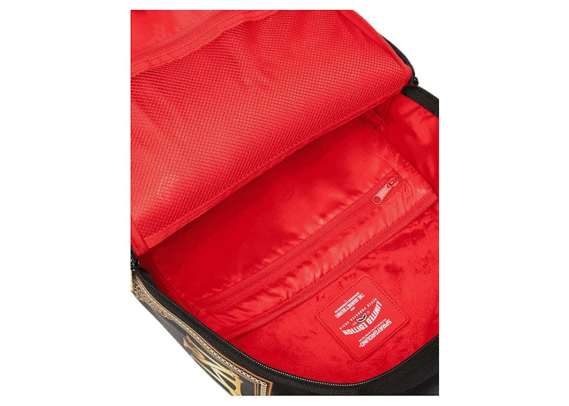 Sprayground Scarface I See Every Move Binoculars Tony Montana Backpack Black/Gold
