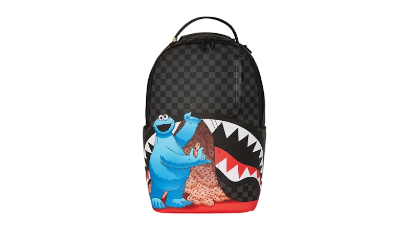 Sprayground Sesame Street Cookie Monster Snack Attack DLXSV Backpack Multicolor