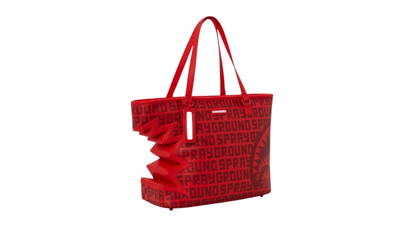 Sprayground Shark Bite Infared Tote Multicolor