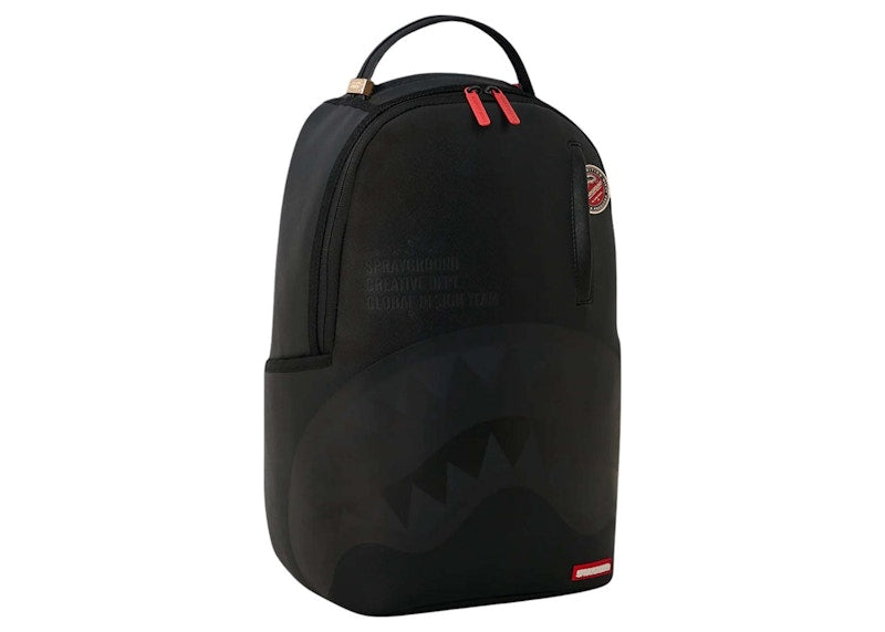 Sprayground Shark Central Black Out (DLXSV) Backpack Black