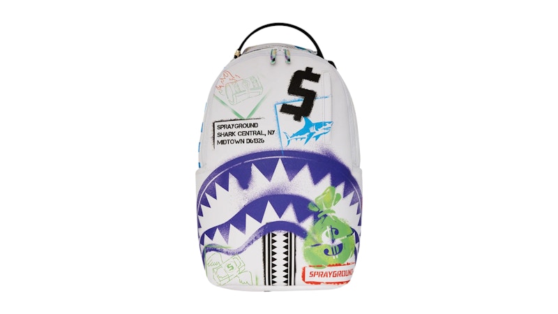 Sprayground Shark Central Cut Out For Greatness DLXSV Backpack Multicolor