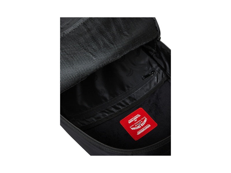 Sprayground Shark Central Nylon Backpack Black