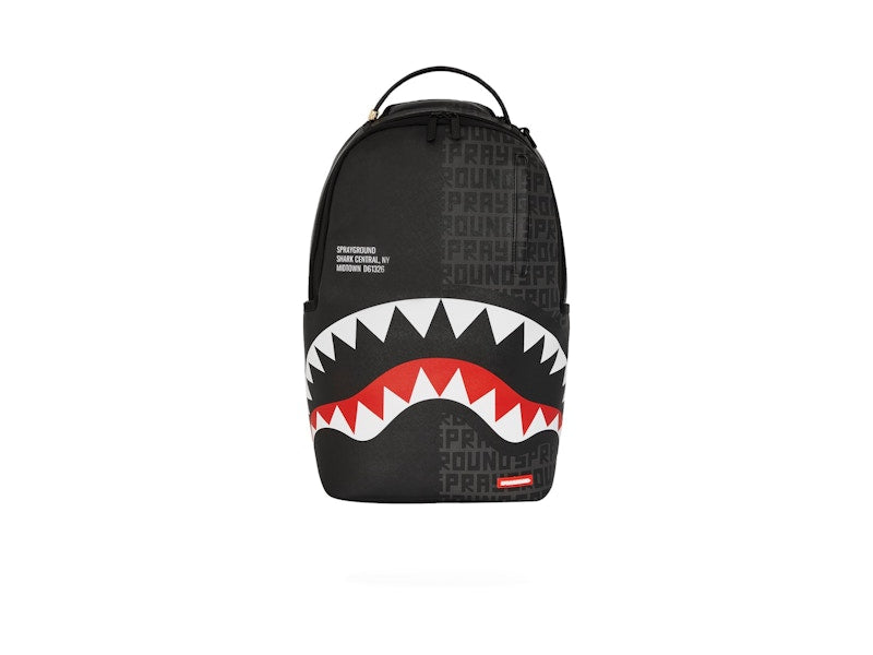Sprayground Shark Central Split Infinity DLXSV Backpack Black/Red