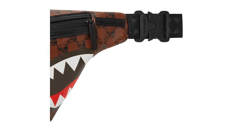 Sprayground Sharks And Skulls Savvy Crossbody Multicolor