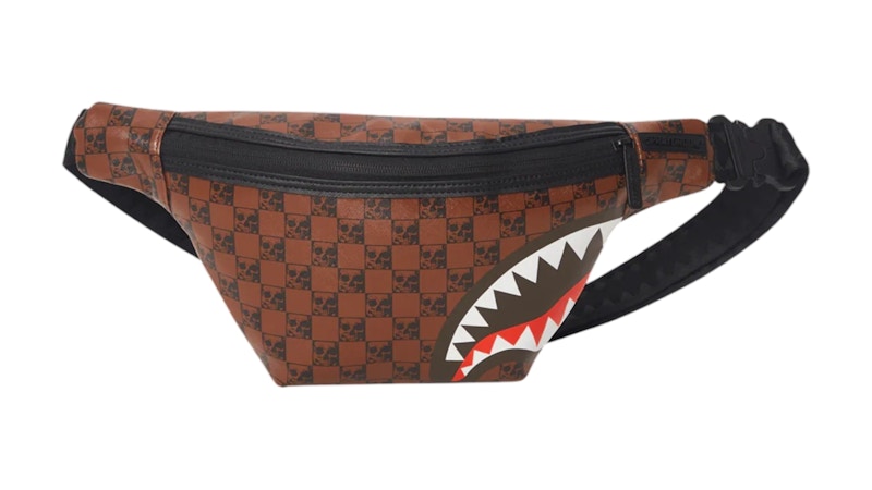 Sprayground Sharks And Skulls Savvy Crossbody Multicolor